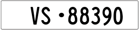 Truck License Plate